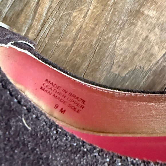 Lilly Pulitzer Brown Suede Peep Toe Wedges - Picture 12 of 12